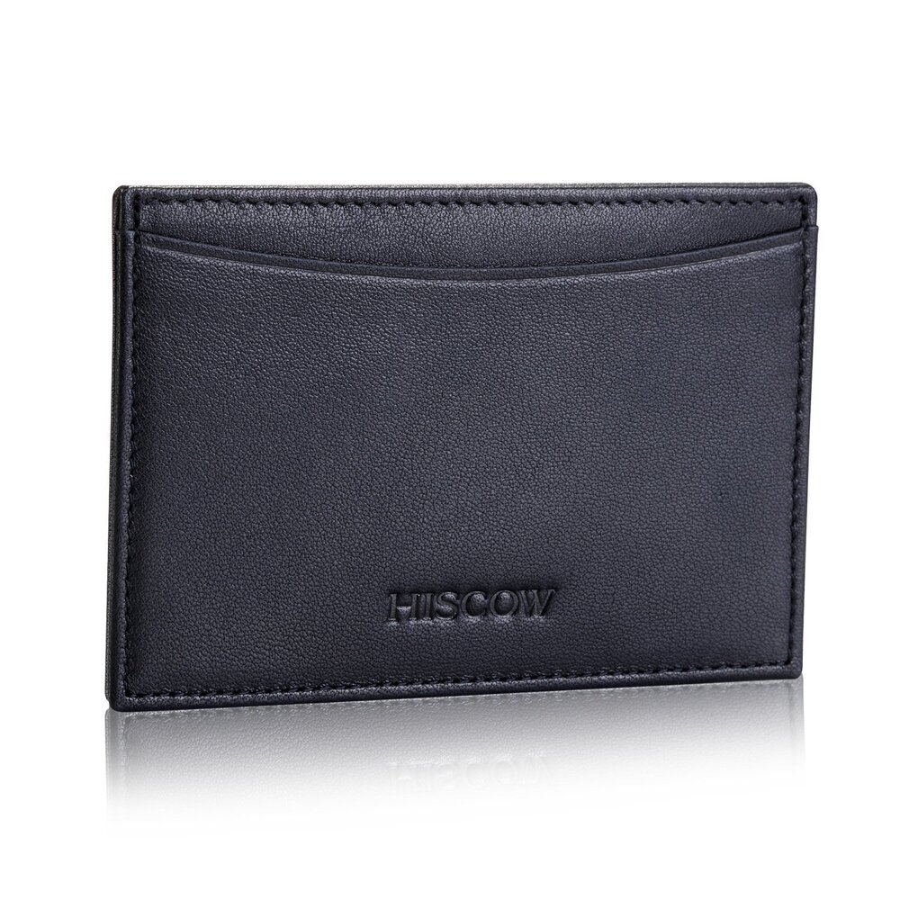 8849 Leather Thin Card Holder, Slim ID Case Small Credit Card Wallet &